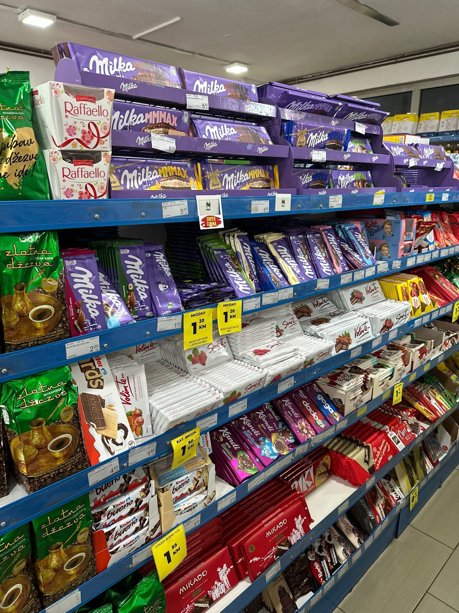 Ponuda proizvoda u Supermarketu AS Dubrave