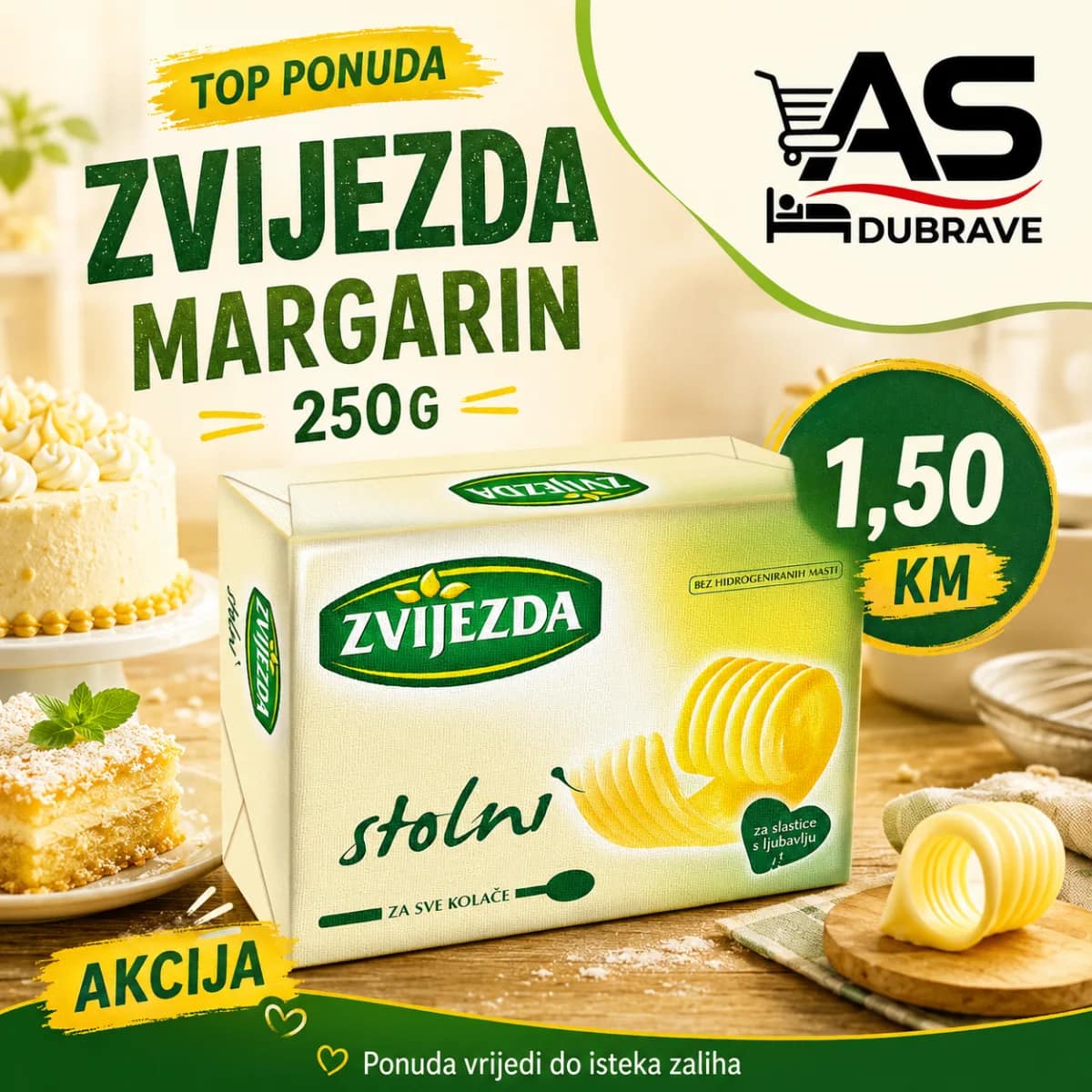 Zvijezda margarin, 250g