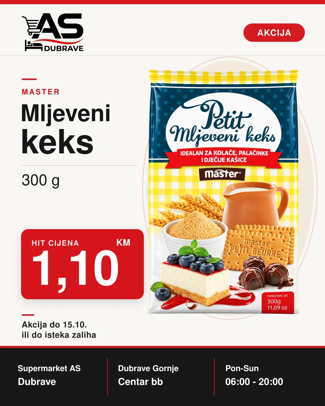 Master mljeveni keks, 300g